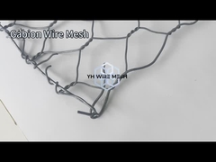 Düşük Karbonlu Demir Gabyon Sepeti Yeşil Mavi Sarı Ve Beyaz