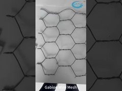 Mükemmel Dayanıklılık Zenk Kaplı Gabion Kutusu Sel Kontrolü Destek Duvarı için