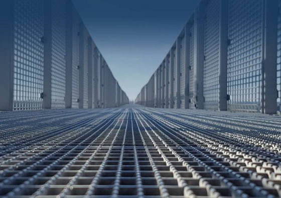 Durable Outdoor Steel Walkway Grating Galvanized Building Materials