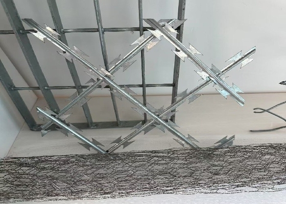 304 Stainless Steel Anti Climb Razor Wire BTO-18 22 28
