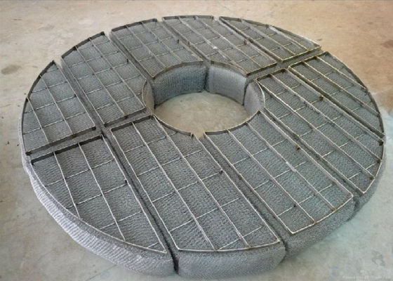 Stainless Steel Knitted Wire Mesh Demister Pad 300-6000mm