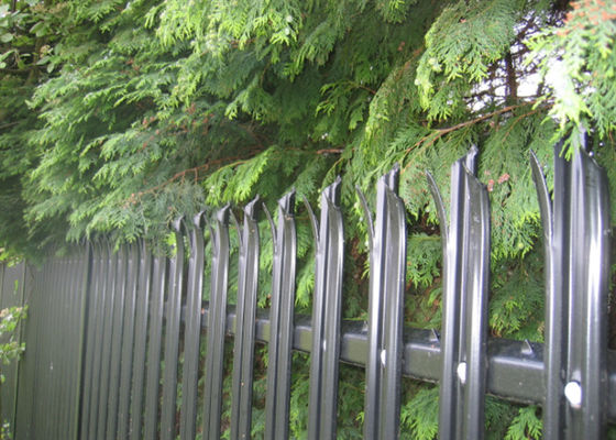 70mm W Pale 3.0mm Hot Dip Galvanize Steel Palisade Çit Konut Güvenliği için