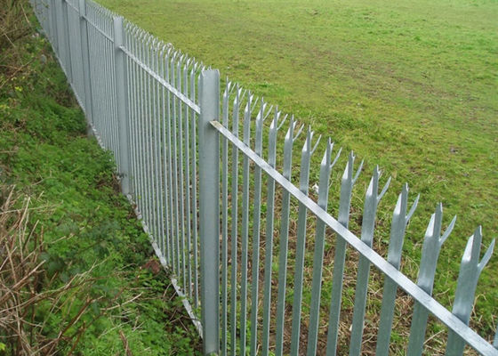 Euro Pvc Kaplamalı 1.8*2.75m Çelik Palisade Çit W Soluk Bahçe İçin