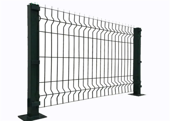 Saldırılmış Tel Ağı Üçgen Kılıç Çit Oynak Alanı 4.0mm 75*150mm Yeşil Renk