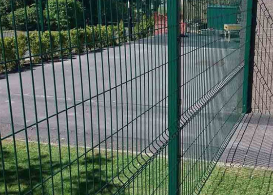 1.8 * 3.0m Galvanizli 3D Bükme Çit Panelleri 2 İnç, Arazi İçin 4 İnç