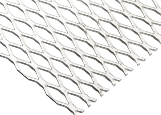 Tavan Dekoratif İçin 10 * 20mm Elmas Delik Genişletilmiş Hasır PVC Kaplı