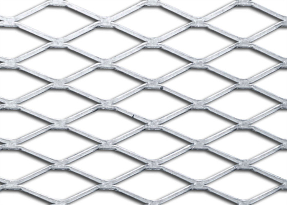 Elmas Delikli Galvanizli Genişletilmiş Metal Hasır 25 * 50mm 1.2 * 2.4m