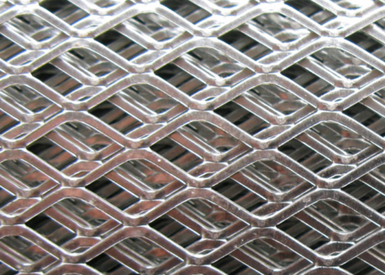 Galvanizli Genişletilmiş Metal Mesh Elmas Açıklık 1.188x2.5 İnç
