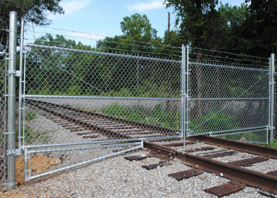 Galvanizli 6 İnç X 8 İnç Geçici Zincir Bağlantı Çiti Iso 9001 2015