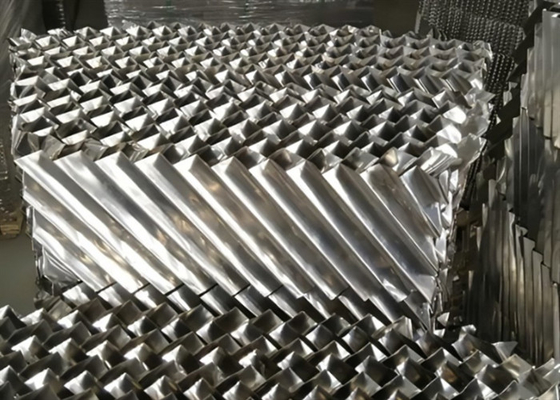 Verimli yapı ambalajı için 700cy Distilasyon Metal Yapılandırılmış Ambalaj