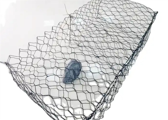 Yüksek Güçlü 100x120mm Gabion Tel Ağı Düşük Karbonlu Çelik