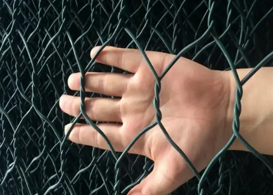 ASTM A974 Nehir Fin Mesh Gabion sepetleri 80 X 100 mm
