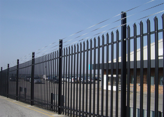 Galvanizli Çelik Güvenlik Palisade Çit W Bölüm 2.5*2.75m