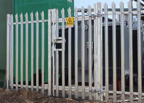 Galvanize D Pale Steel Palisade Çit 1,8*2,4m