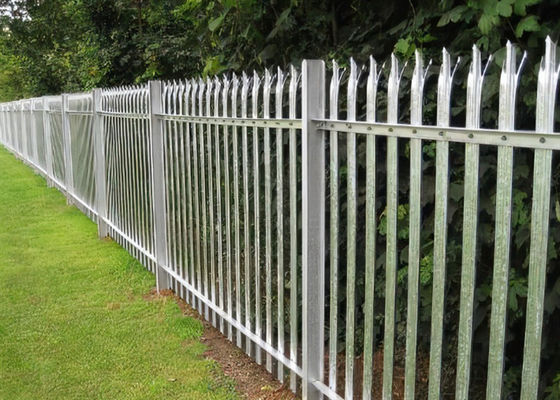 W / D Tipi Galvanizli Çelik Palisade Çit 2.5*2.75m
