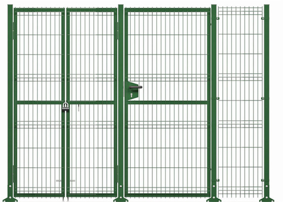 3 boyutlu bahçe üçgen bükme çit konut için 1.8 * 3m 75 * 200mm delik