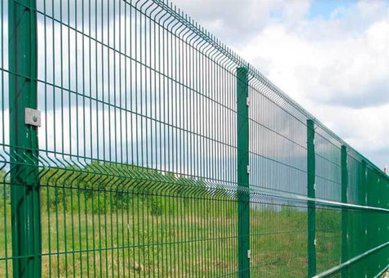 Tozla kaplı 3D Çit Panel Üçgen Eğimli Çit İnşaat Alanı için