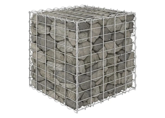 Galvanizli / toz kaplı kutu Gabion sel koruması 2*1*1m