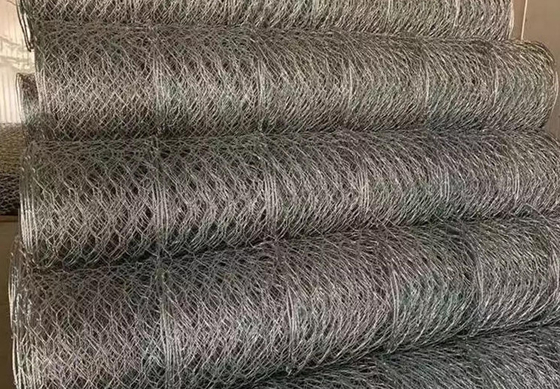 Galfan Kablo Gabion sepetleri Kaya kırılmasını önlemek için 80 * 100mm