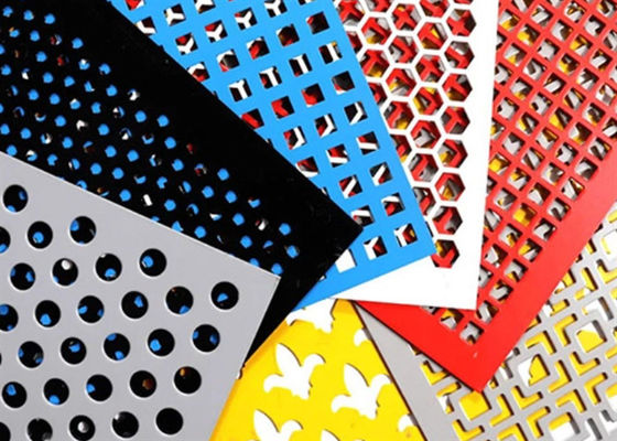 6mm yuvarlak delikli delikli delikli perforasyonlu tel örgü OEM