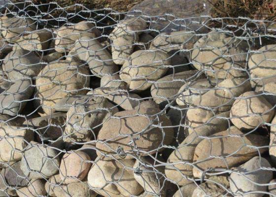 Xingang Limanı Yükleme ve Taşıma için Kare Delik Sıcak Battırılmış Galvanize Gabion Sepeti