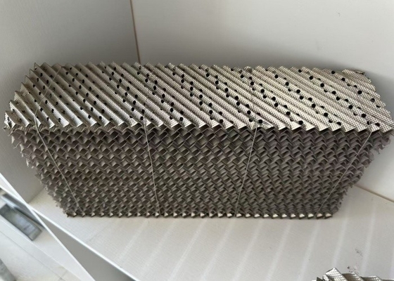 Endüstriyel Metal Dalgalanmış Ambalaj Yüksek Kapasiteli Isı Ayrımcılık Medyası