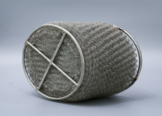 Gaz Sıvı Ayırma için Paslanmaz Çelik Tel Örgü Demister Pedi