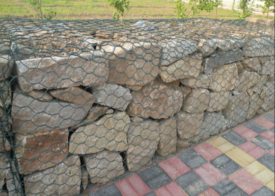 Çift Dönüştürülmüş Altıgen Gabion Tel Ağı Landşaft Sivil Mühendislik Çözümleri