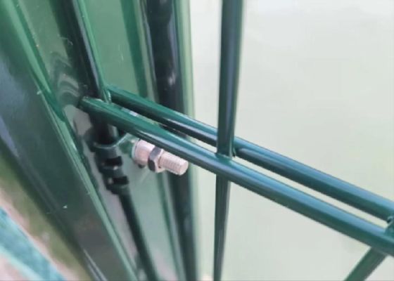 Aesthetic Double Loop Wire Fencing Gray PVC-Coated for Villa Communities