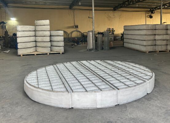 Kimyasal Kulesi için Uygun Filtre İçin PP Ko-Pnit Yarn Mesh Demister Pad