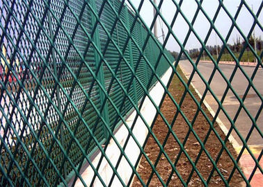Toz Boyalı Metal Çit Panelleri, Elmas Şekli Metal Mesh Anti Pas Genişletilmiş