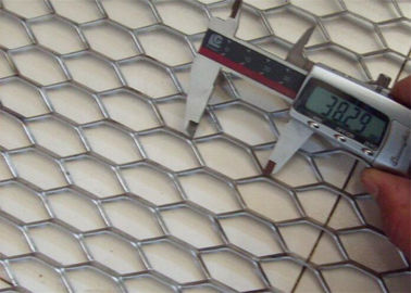 Altıgen Genişletilmiş Metal Hasır Çit, Güvenlik için Elmas Çelik Hasır Sac