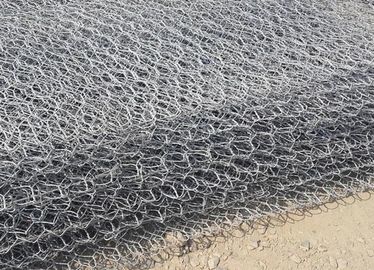 Yüksek Güvenlikli Gabion Hasır Eskrim Yanmaz Galvanizli Demir Tel Malzeme