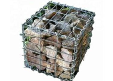 Kanatlı için Gümüş / Yeşil Galvanizli Gabion Hasır Kolay Bakım