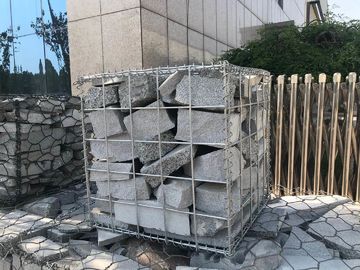 Sıcak Daldırma Galvanizli Kaynaklı Gabion Hasır Gabion Sepeti Kaya Düşme Koruması