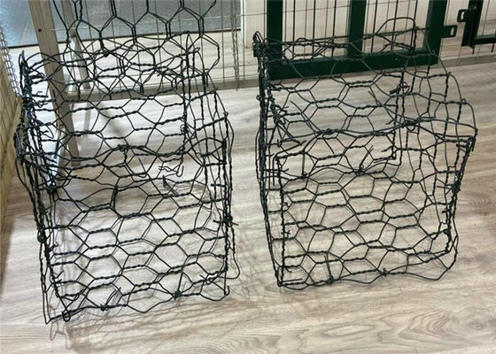 Nehir Bankası İçin Düşük Karbonlu Tel 2.4mm 80x100mm Gabion Hasır