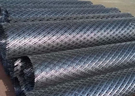 PVC Kaplı Dekoratif Ekran Kaplama Genişletilmiş Metal Hasır Düzleştirilmiş 0.3mm
