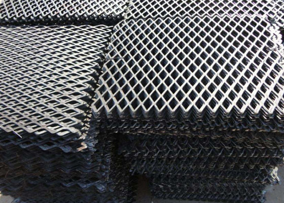 Güvenlik Iso 9001 Galvanizli 0.3mm Genişletilmiş Metal Hasır Levha Elmas
