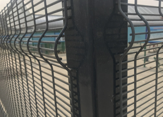 Sıcak Daldırma Galvanizli 358 Çit 1.2*2.5m Yapı Oem 4.5mm