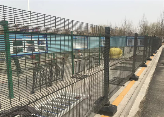 Oem 4.0mm 358 Yüksek Güvenlikli Çit Kaynaklı Galvanizli Ev 76.2 X 12.7mm